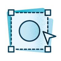 Icono digitalización de logosímbolo