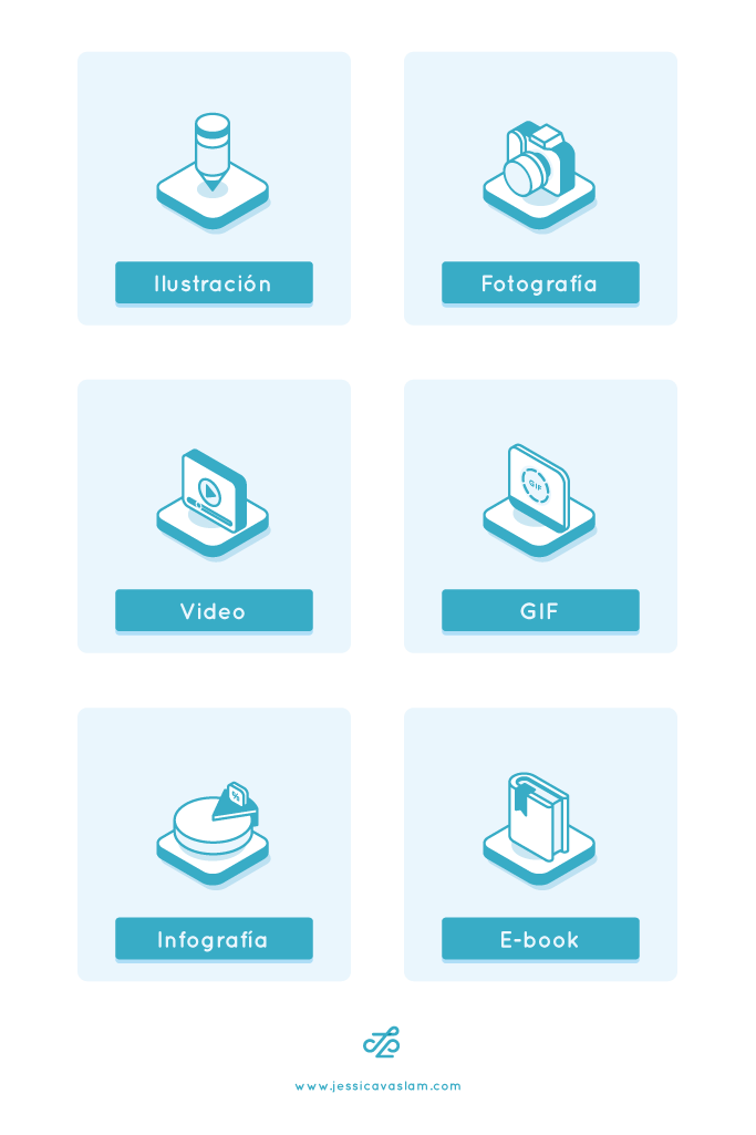 6 tipos de contenido visual para promocionar tu marca