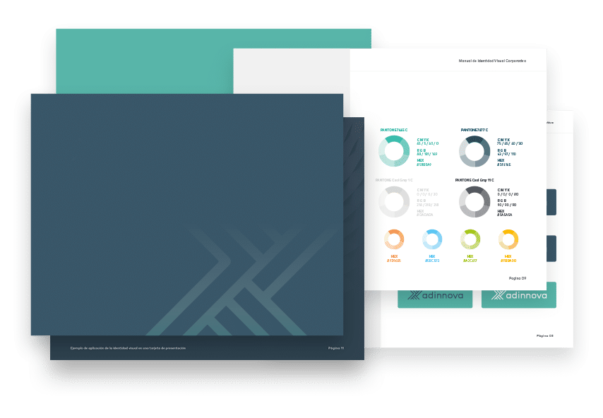 Servicios de identidad visual corporativa, diseño de logos, manuales